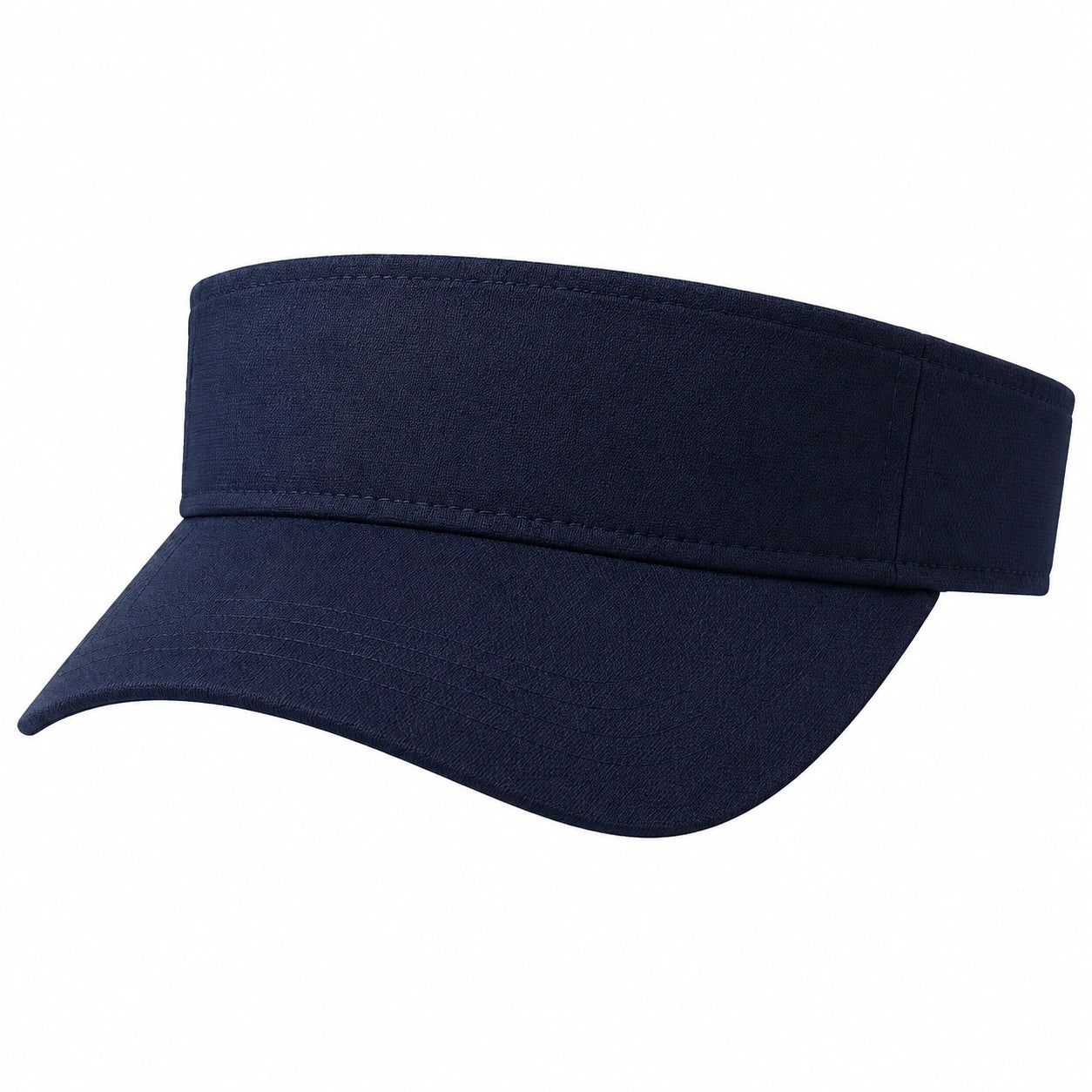 Visiera unisex taglia unica in tessuto blu navy - protezione solare sportiva